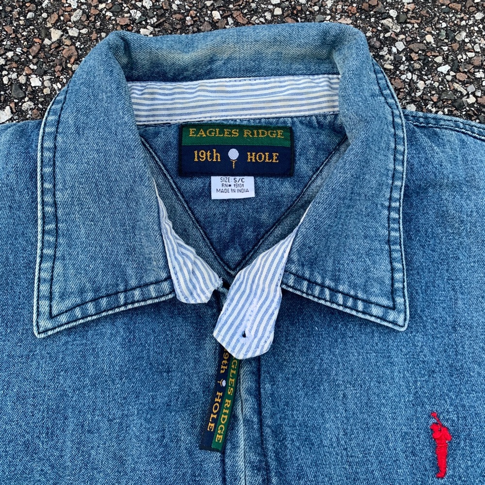 Men's Eagles Ridge Full Zip Denim Jean Jacket S - Picture 5 of 7